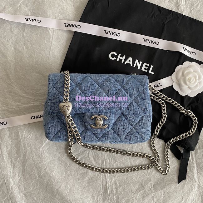 Replica Chanel 23P Flap Bag Denim AS3828 Limited Edition
