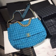 Replica Chanel 19 Shopping Bag Lambskin AS3519 Black