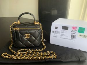 Replica Chanel Mini Evening Bag 24K Gold Plated AS2535