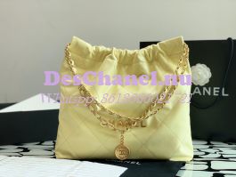 Replica Chanel 22 Handbag Shiny Calfskin & Gold Metal AS3260 AS3261 Li