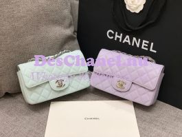 Replica Chanel Quilted Small Classic Flap 20cm Bag Tiny Grainy Caviar